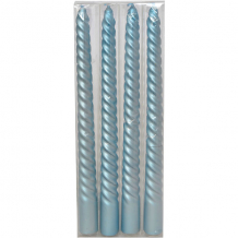 Купить набор свечей "классика" 25 см, 4 шт (голубые) ( id 7220658 )