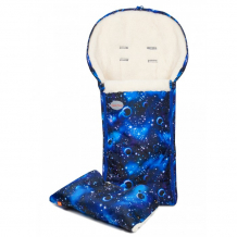 Купить чудо-чадо комплект зимний: конверт для новорожденного и муфта на коляску frost галактика коф14-003