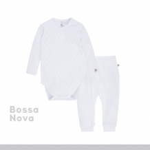 Купить bossa nova комплект для новорожденных ажур 055бк (боди и ползунки) 