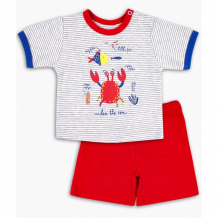Купить веселый малыш комплект для мальчика (шорты, футболка) краб 674932/ккра