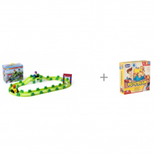 Купить конструктор miniland блочный трек max и chicco настольная игра toy playroom 