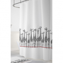 Купить tropikhome шторы для ванн полиэстер digital printed giraffe 180х200 см trp.sc.dp.giraffe