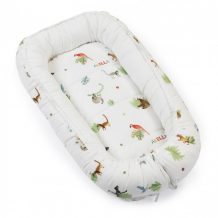 Купить akella подушка-гнездышко для новорожденных джунгли ак1311500