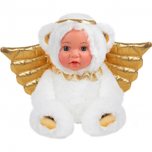 Купить мягкая игрушка fluffy family "мой мишка ангелочек", белая ( id 12969778 )