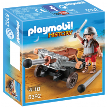 Купить конструктор playmobil римляне и египтяне: легионер с баллистой 5392pm