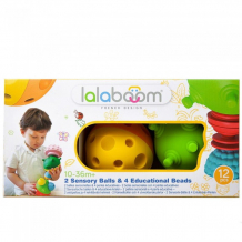 Купить развивающая игрушка lalaboom 2 тактильных мяча (12 деталей) bl900