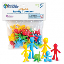 Купить learning resources игровой набор фигурок моя семья (24 элемента) ler3660