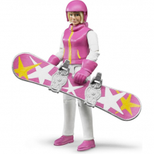 Купить bruder фигурка сноубордистки 60-420
