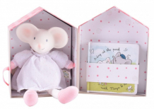 Купить мягкая игрушка meiya & alvin мягконабивная мышка meiya в коробке с книгой 25 см 77101