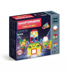 Купить магнитный конструктор magformers neon led set ( id 7475611 )