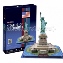 Купить cubicfun 3d пазл статуя свободы (сша) c080h
