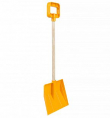 Купить лопата детская арсенал пласт с деревянной ручкой, цвет: желтый ( id 7421503 )