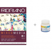 Купить fabriano mixed media альбом для рисования а3 и гуашь гамма классическая 220 мл 
