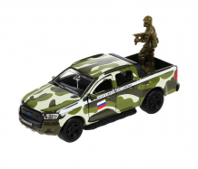 Купить технопарк машина металлическая ford ranger военный пикап инерционная 12 см sb-18-09-fr-m+fg-wb