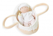 Купить bonikka текстильный набор: кукла grace baby carry 23 см, бутылочка, люлька 6200