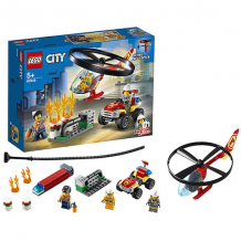 Купить lego city 60248 конструктор лего город пожарный спасательный вертолёт