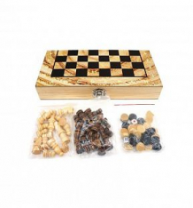 Купить настольная игра наша игрушка 3 в 1 шахматы шашки нарды ( id 10288187 )