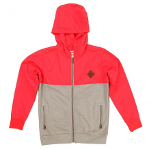Купить толстовка классическая детская burton ravine hoodie flame красный,серый ( id 1146826 )