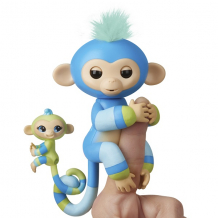 Купить fingerlings 3541m интерактивная обезьянка билли с малышом, 12 см