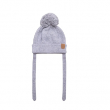 Купить airwool шапка детская с помпоном на завязках зимняя 8868 