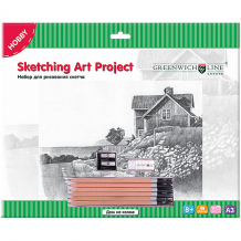 Купить набор для рисования скетча greenwich line «дом на холме» ( id 8276570 )