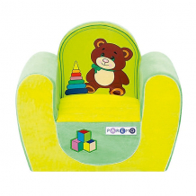Купить игровое кресло paremo медвежонок, жёлтое ( id 5482291 )