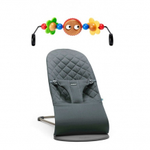 Купить babybjorn кресло-шезлонг balance bliss cotton с игрушкой для кресла-качалки 