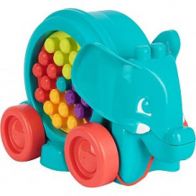 Развивающая игрушка Mega Bloks Неуклюжий слон цвет: голубой, 25 дет. ( ID 6528331 )