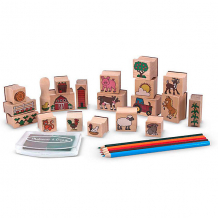 Набор печатей Melissa & Doug "Творчество", Ферма ( ID 11154685 )