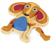 Купить деревянная игрушка oops пазл собака o 16002.22