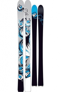 Купить горные лыжи женские apo gigi grey/black голубой,черный,серый ( id 1166278 )