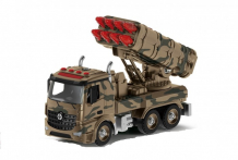 Купить funky toys военная машина-конструктор с ракетной установкой фрикционная 1:12 28 см ft61168