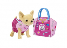 Купить мягкая игрушка chi-chi love собачка чихуахуа с сумочкой и набором для декорирования 20 см 5892313