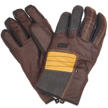 Купить перчатки сноубордические pow villain glove brown черный,коричневый ( id 1170961 )