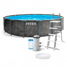 Купить бассейн intex каркасный бассейн greywood prism frame 549х122 см 26744