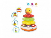 Купить развивающая игрушка zhorya пирамидка детская музыкальная jb0204064