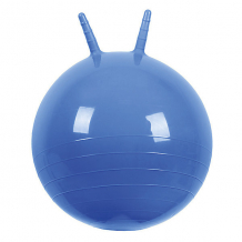 Купить мяч прыгун с рожками, 50 см, синий, "малышок" ( id 6767719 )