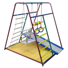 Купить вертикаль детский спортивный комплекс весёлый малыш mini (горка мягкий бортик) сг000004832