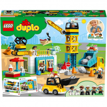 Купить конструктор lego duplo town 10933: башенный кран на стройке ( id 15007202 )