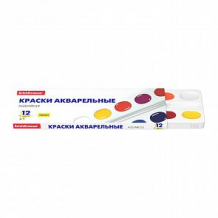 Купить акварельные краски erich krause «basic» медовые, 12 цветов ( id 12244636 )
