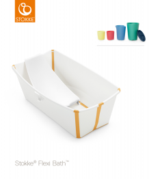 Купить ванночка складная с термочувствительной пробкой stokke flexi bath + подарок stokke 997055438