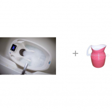 Купить baby patent детская ванночка с электронными весами и термометром aqua scale и кувшин 2.5 л папитто 