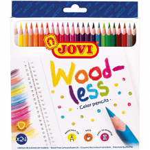 Купить цветные карандаши jovi wood-less, 24 цвета ( id 14631534 )
