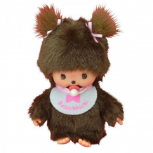 Купить monchhichi девочка в слюнявчике 15 см 