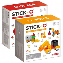 Купить конструктор stick-o "большая стройка", 2 набора ( id 16982375 )
