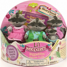 Купить игровой набор li'l woodzeez "семья енотов" ( id 16493749 )