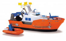 Купить dickie спасательное судно со шлюпкой и водой 40 см 3308375