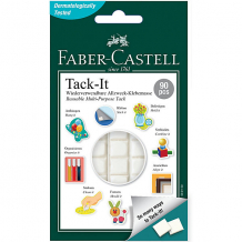 Купить снимаемая масса для приклеивания faber-castell «tack-it», 90 шт ( id 8424195 )