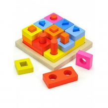 Купить деревянная игрушка topbright сортер геометрические фигуры 8558 8558
