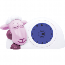 Купить часы-будильник для тренировки сна ягнёнок сэм (sam) zazu. розовый. 2+. арт. za-sam-03 ( id 4204699 )